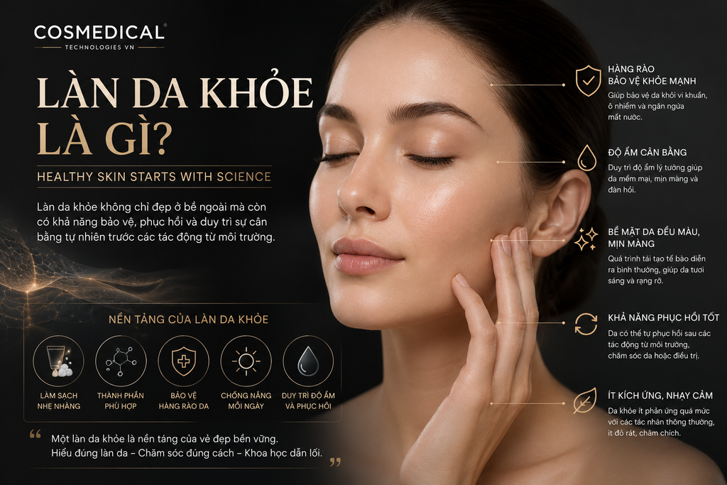 Làn da khỏe là gì?