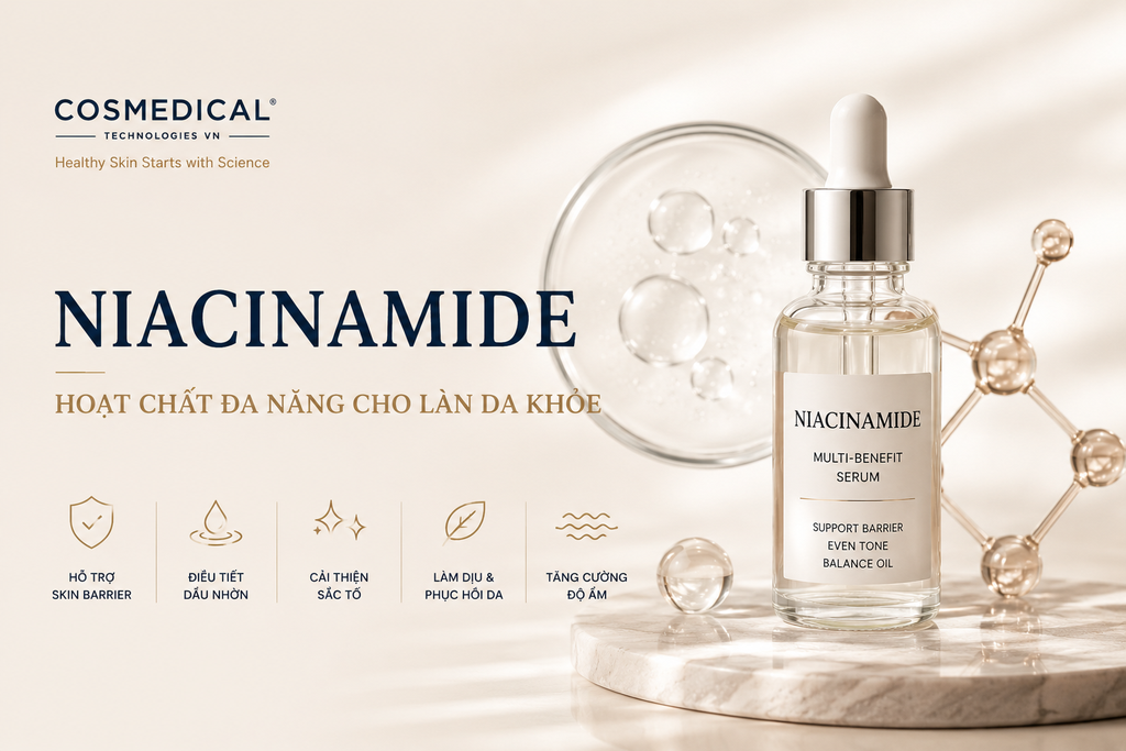 Niacinamide là gì? Vì sao đây là một trong những hoạt chất đa năng nhất trong chăm sóc da?
