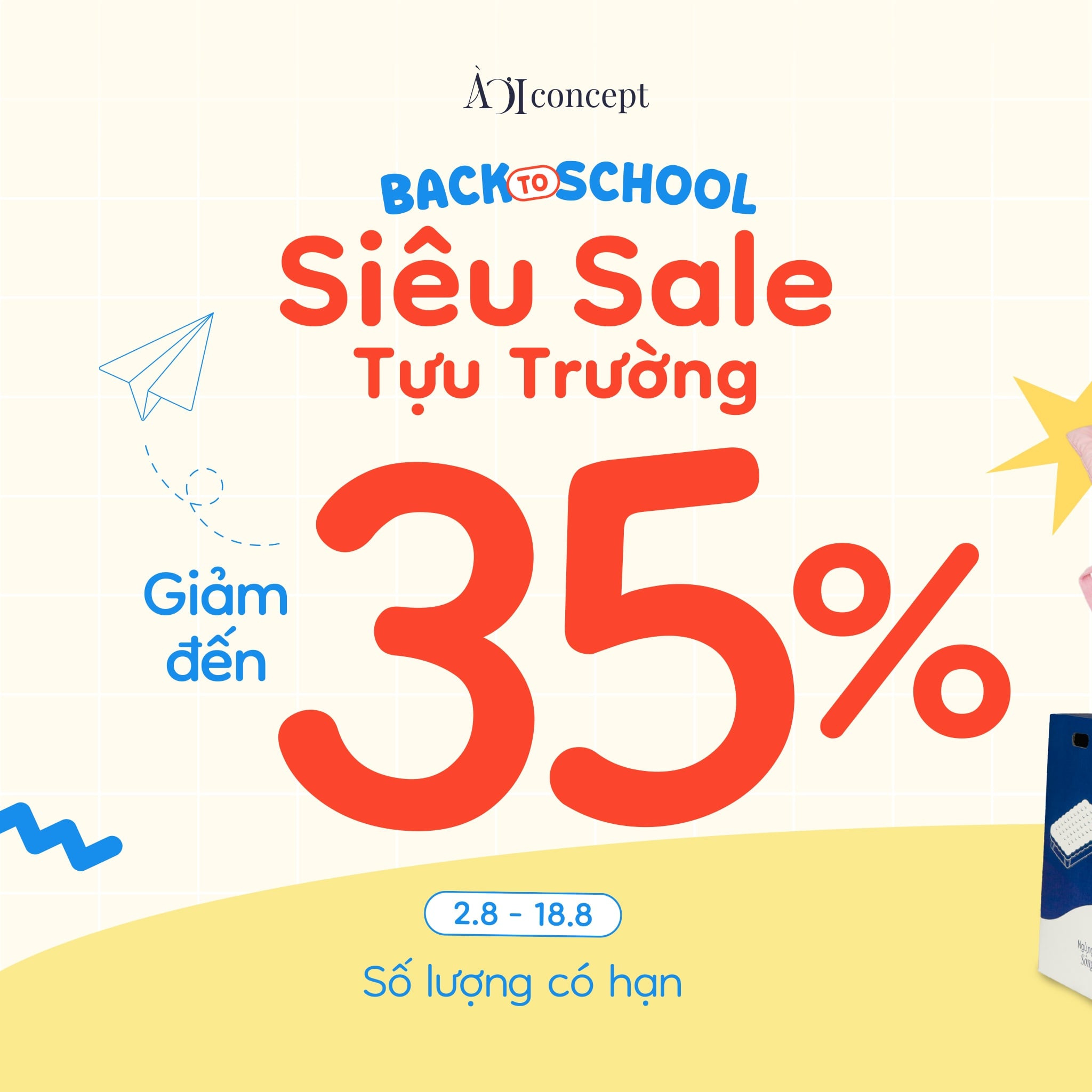 BACK TO SCHOOL | SIÊU SALE TỰU TRƯỜNG