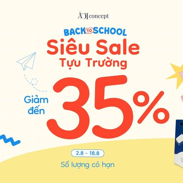 BACK TO SCHOOL | SIÊU SALE TỰU TRƯỜNG