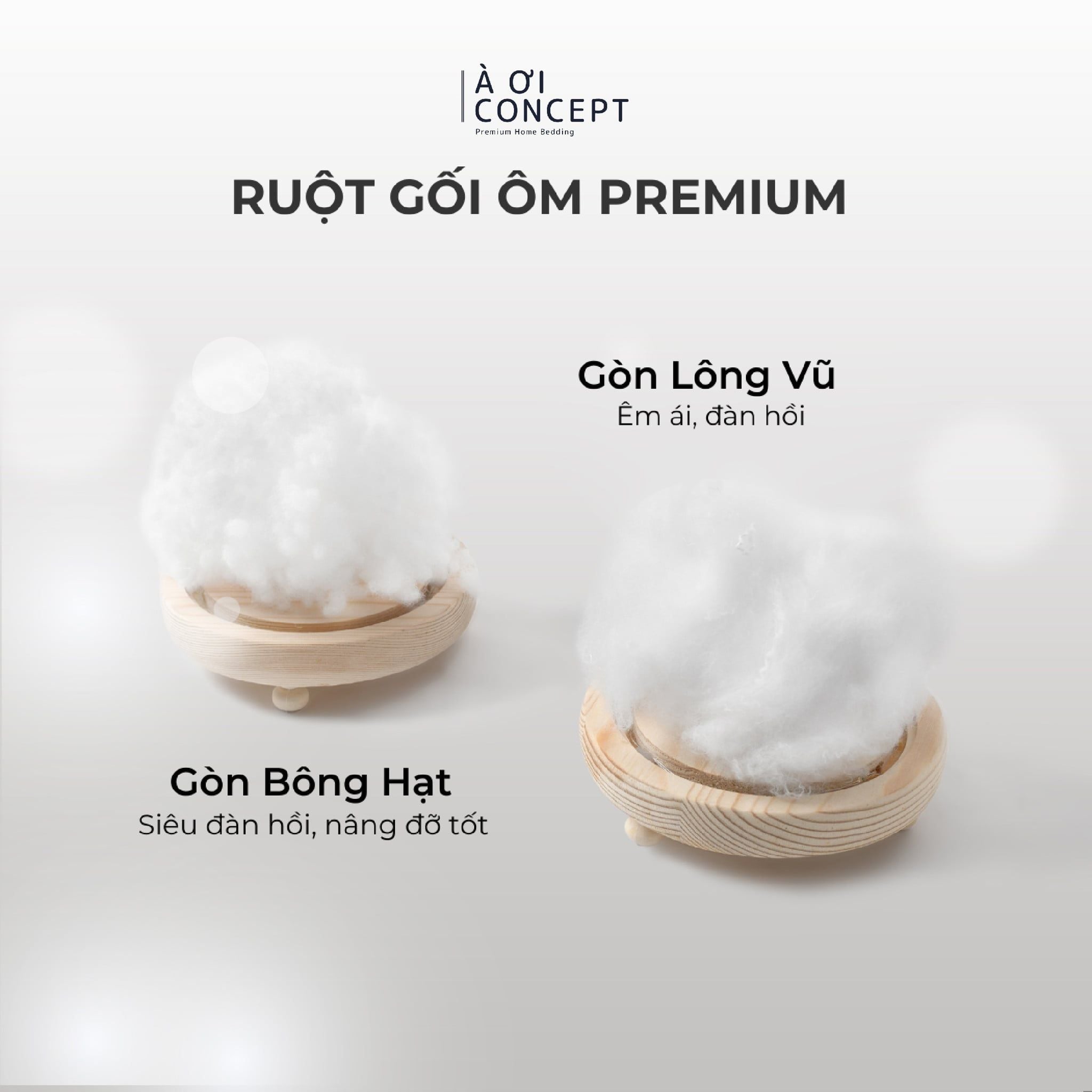 Ruột gối lông vũ