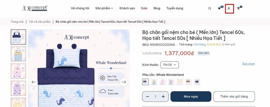 tạo tài khoản trên website