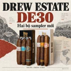 Drew Estate DE30 - Hai bộ xì gà mới và chương trình DE30 Rewards