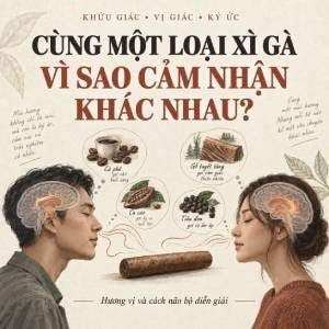 Vì sao cùng một loại xì gà lại có cảm nhận hương vị khác nhau?