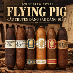 Xì gà Flying Pig - Dấu ấn dám nghĩ dám làm của Drew Estate