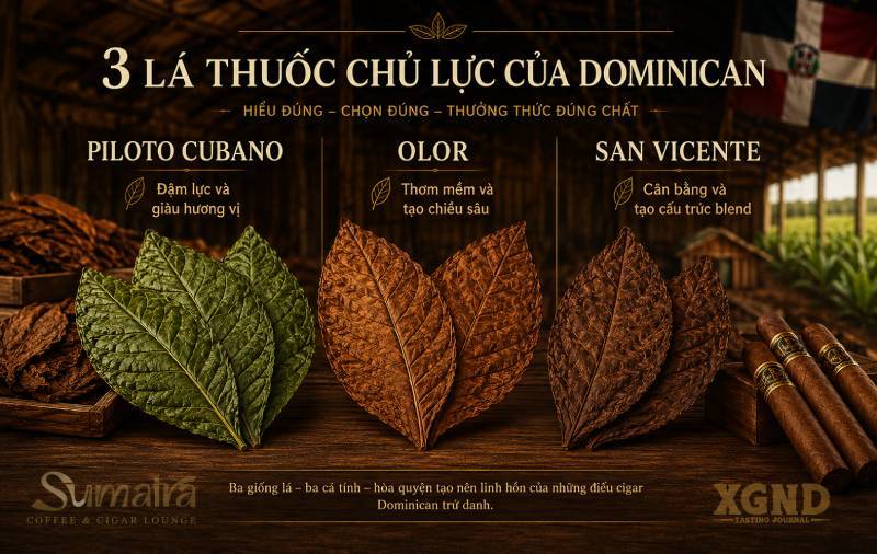 xì gà Dominican, Piloto Cubano, Dominican Olor, San Vicente tobacco