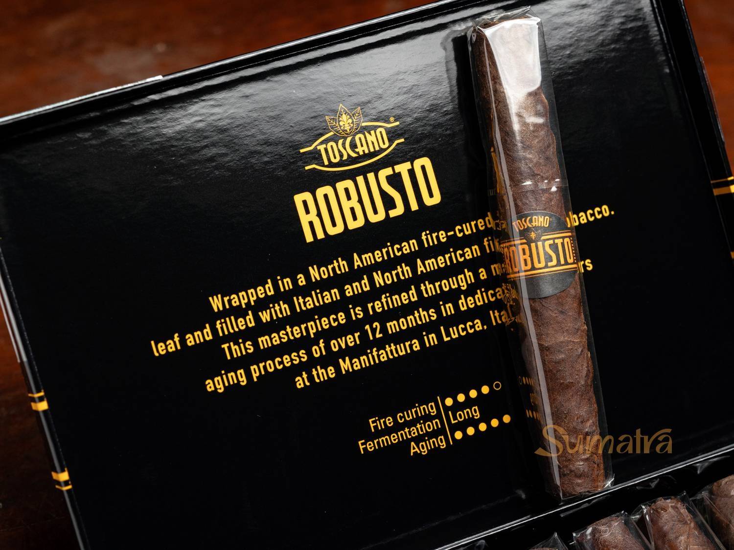xì gà Tos Ý, xì gà Toscano Robusto, xì gà sữa chính hãng