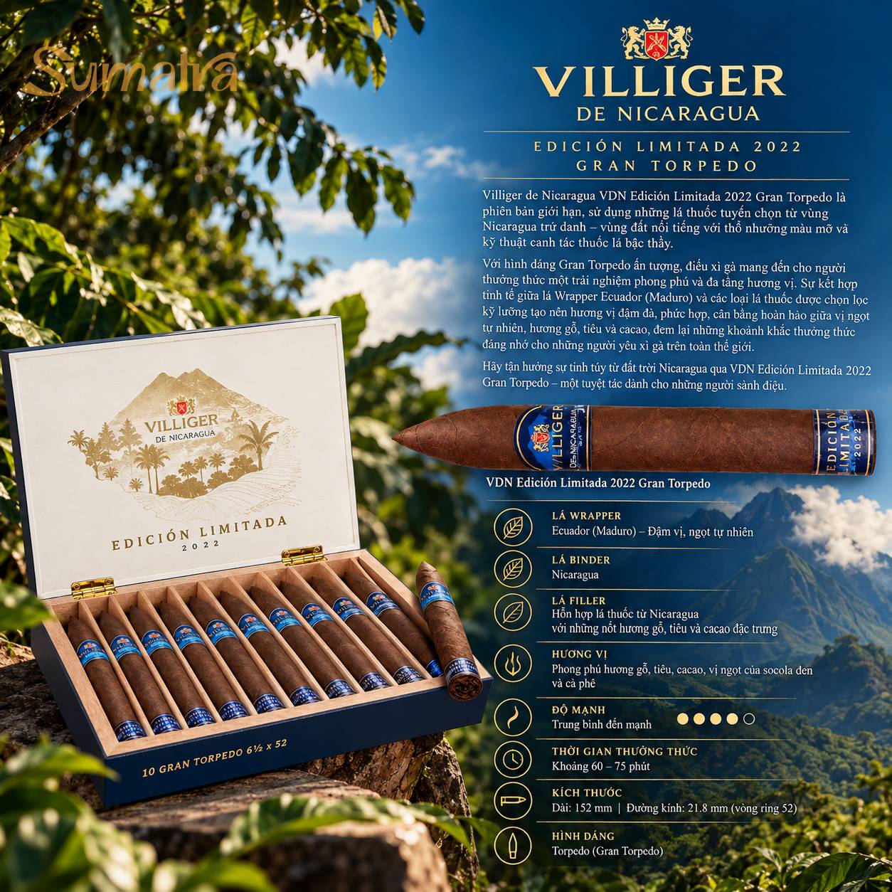 Villiger 10 Gran Torpedo Edición Limitada 2022