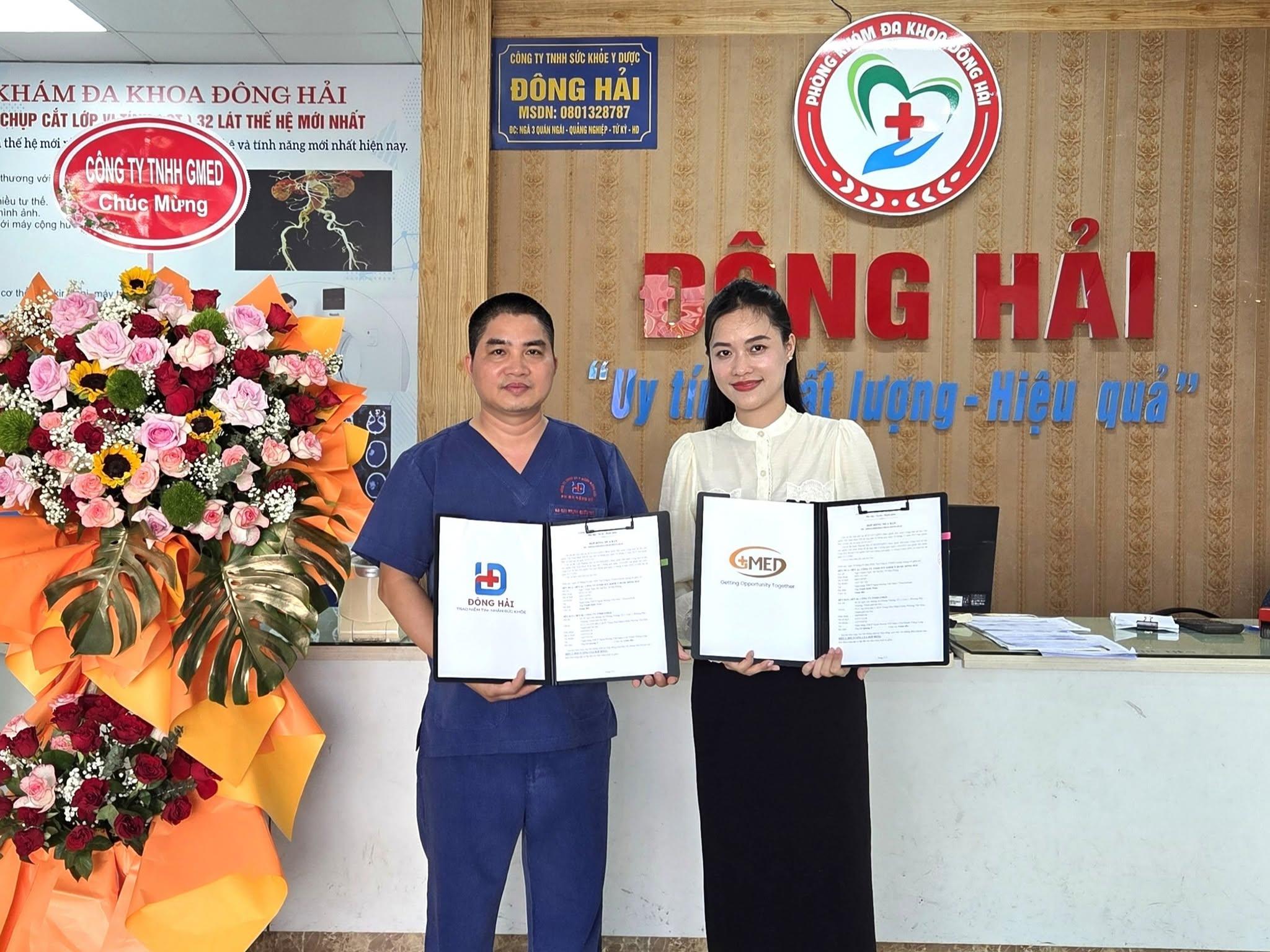 GMED KÝ KẾT HỢP TÁC CHIẾN LƯỢC CÙNG PHÒNG KHÁM ĐA KHOA ĐÔNG HẢI: HỢP TÁC VỮNG BỀN – PHÁT TRIỂN DÀI LÂU