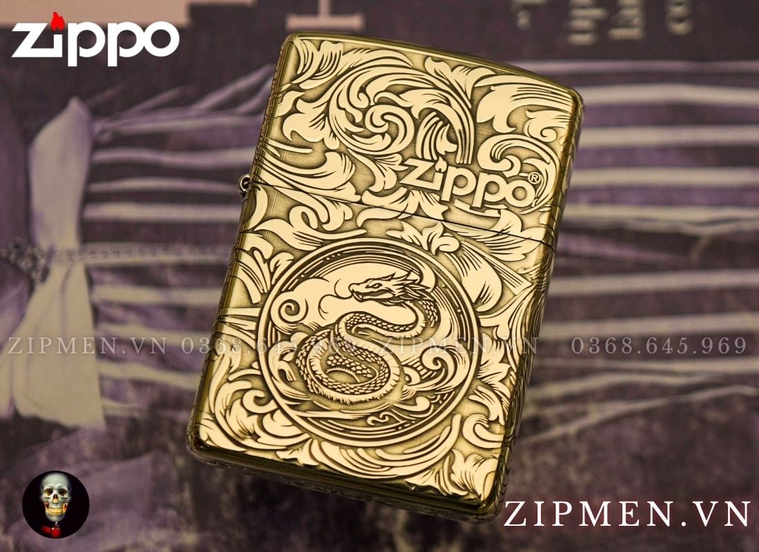 Zippo Armor Limited chủ đề 12 con giáp tuổi Rắn
