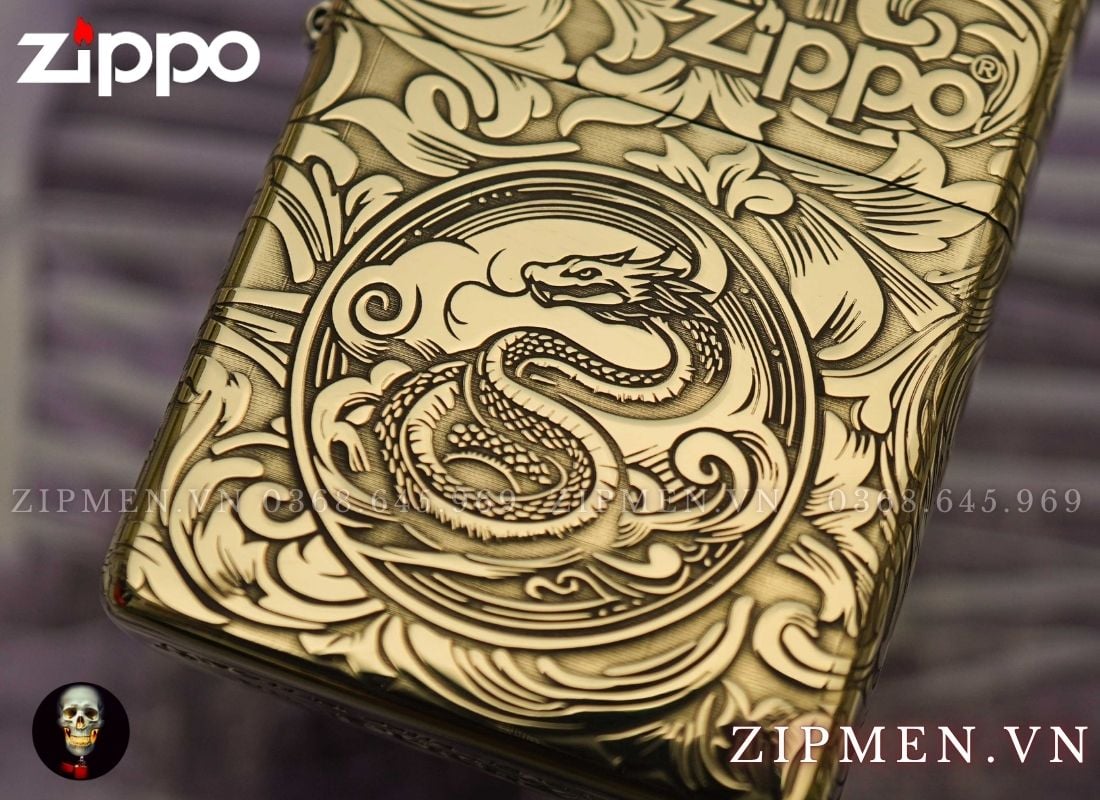 Zippo Armor Limited chủ đề 12 con giáp tuổi Rắn
