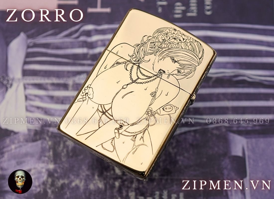 Bật lửa zorro chủ đề cô gái sexy girl
