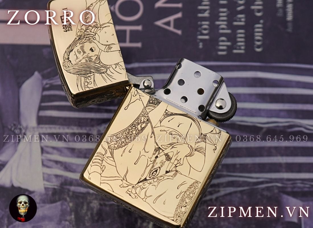Bật lửa zorro chủ đề cô gái sexy girl