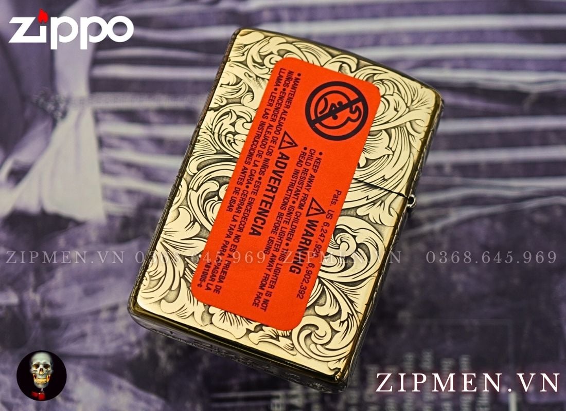 Zippo Armor Limited chủ đề 12 con giáp tuổi sửu