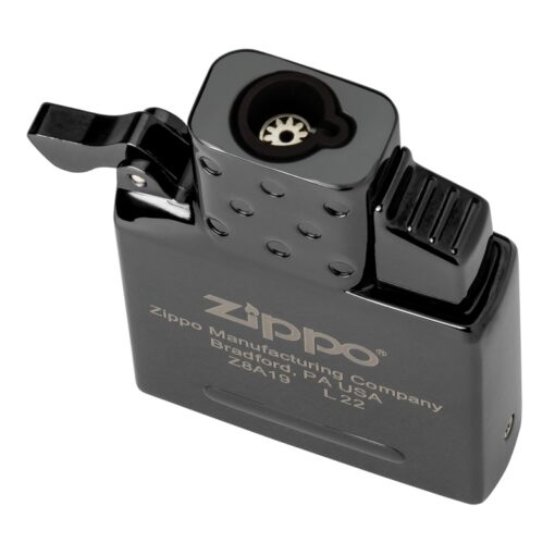 Ruột Zippo Gas Butane một tia lửa màu đen ebony