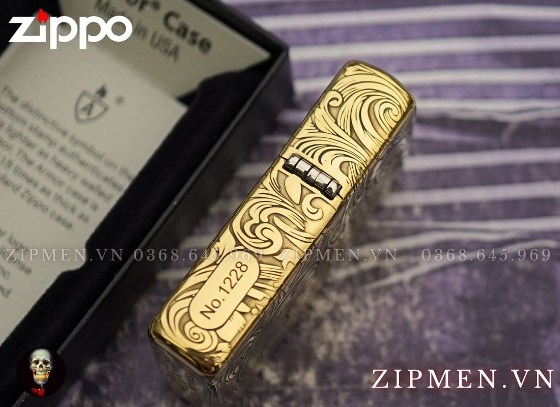 Zippo Armor Limited chủ đề 12 con giáp tuổi con Dê