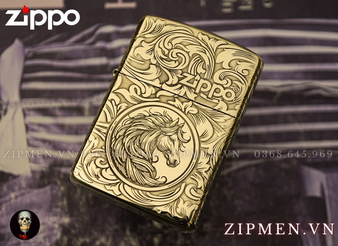 Zippo Armor Limited chủ đề 12 con giáp tuổi Ngựa