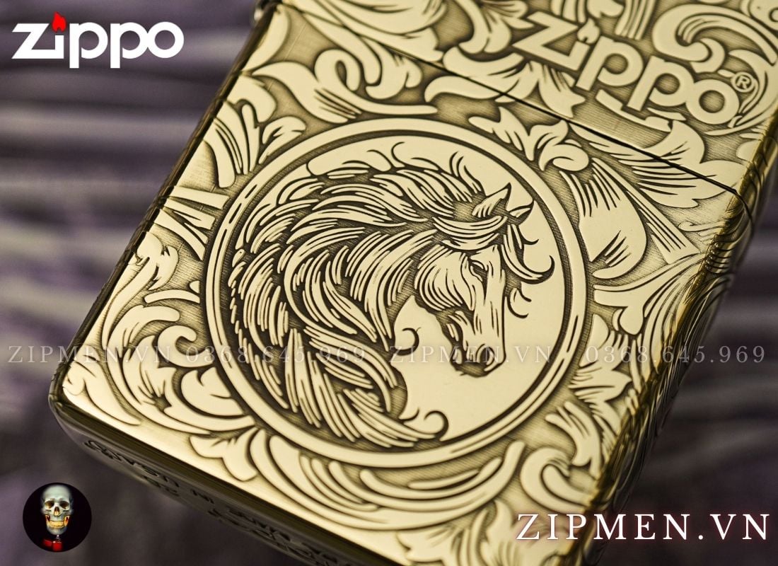 Zippo Armor Limited chủ đề 12 con giáp tuổi Ngựa