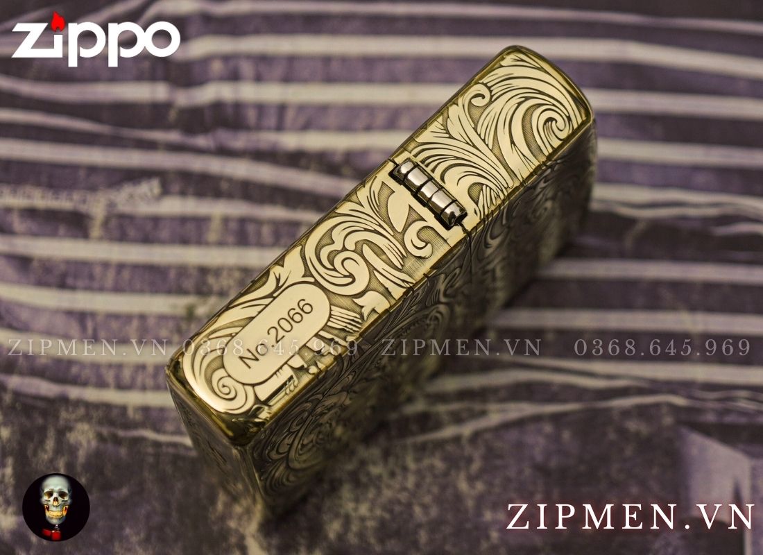 Bật lửa Zippo Armor Limited chủ đề 12 con giáp tuổi con Hổ