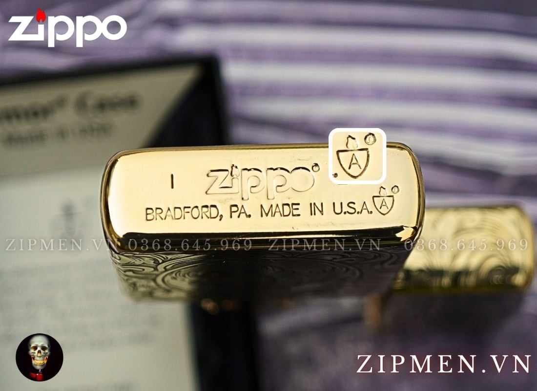 Zippo Armor Limited chủ đề 12 con giáp tuổi sửu