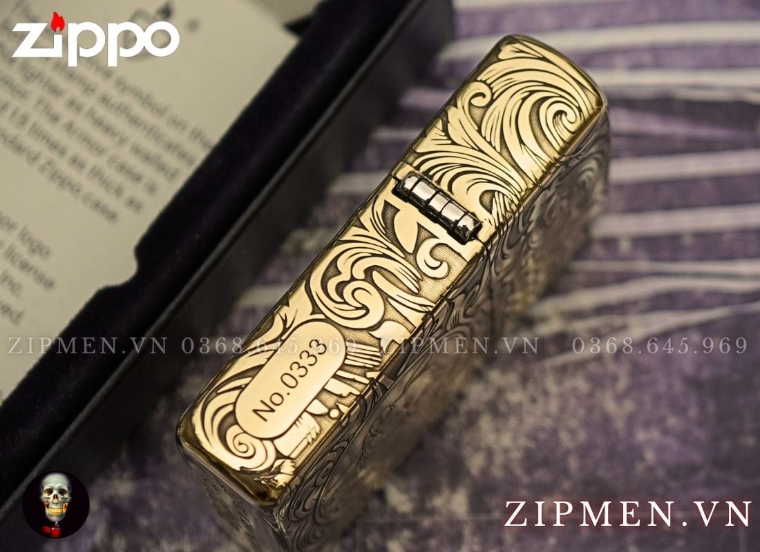 Zippo Armor Limited chủ đề 12 con giáp tuổi Hợi tuổi heo