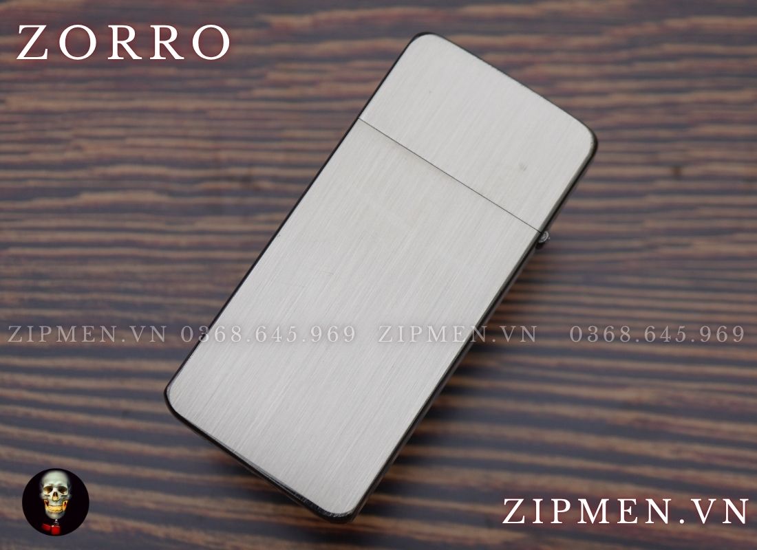 Bật lửa Zorro siêu mỏng viền đen