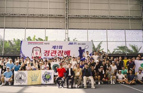 KGC Jung Kwan Jang tài trợ Giải Tennis dành cho cộng đồng doanh nhân Hàn Quốc tại TP. Hồ Chí Minh