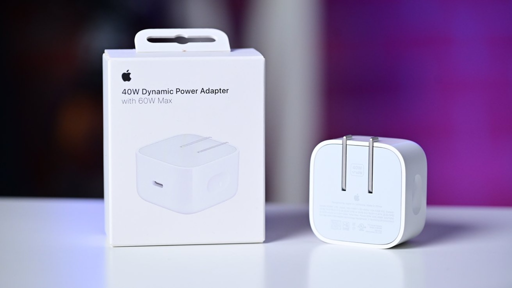 Chi tiết về củ sạc Apple 40W Dynamic Power Adapter dành cho iPhone 17