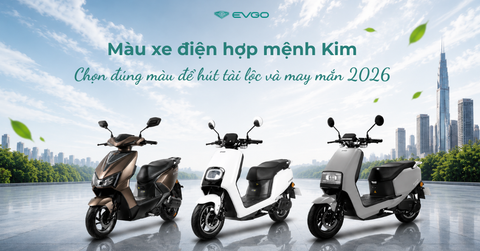 Màu xe điện hợp mệnh Kim: Chọn đúng màu để thu hút tài lộc và may mắn 2026