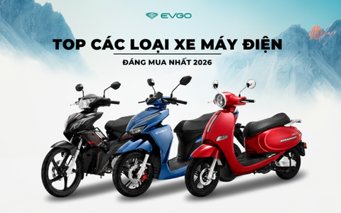 Top các loại xe máy điện đáng mua nhất 2026