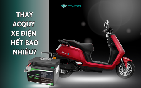 Thay acquy xe điện hết bao nhiêu?