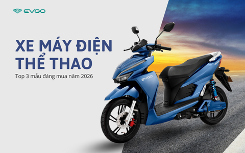 Top 3 mẫu xe máy điện thể thao đáng mua năm 2026