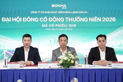 Đại hội đồng cổ đông thường niên 2026: Sơn Hà SHE tăng tốc xuất khẩu, nâng cao hiệu quả vận hành