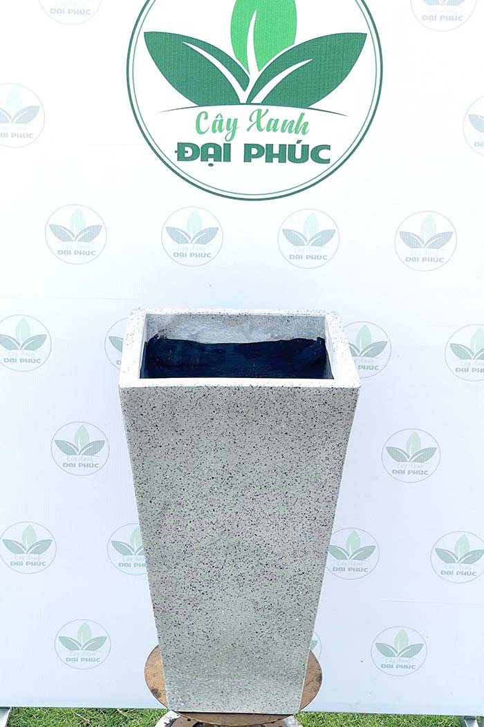 chậu xi măng đá mài