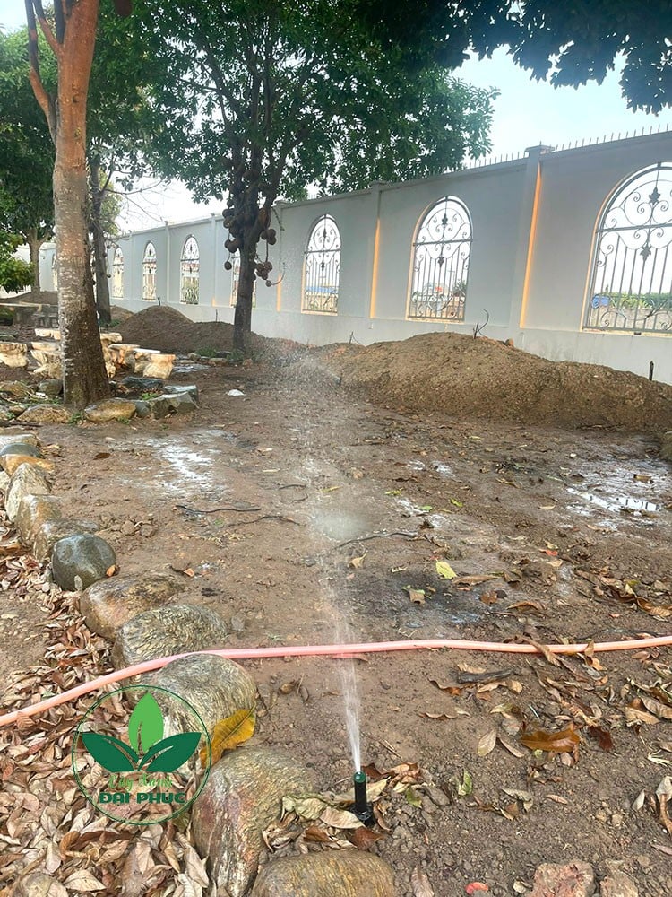 thi công sân vườn