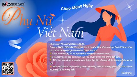 NEW DATE CHÚC MỪNG NGÀY PHỤ NỮ VIỆT NAM 20/10 – MỖI NGƯỜI PHỤ NỮ – MỘT BÔNG HỒNG THÉP RẠNG NGỜI