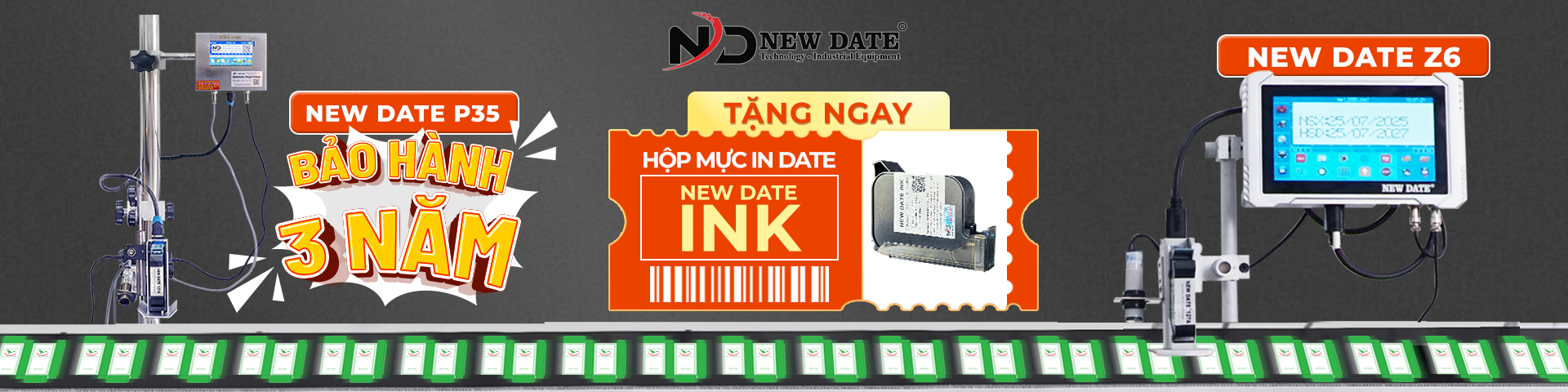 Máy In Date - Máy Phun Date Chính Hãng Tại New Date