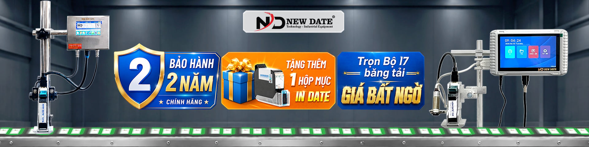 Máy In Date - Máy Phun Date Chính Hãng Tại New Date