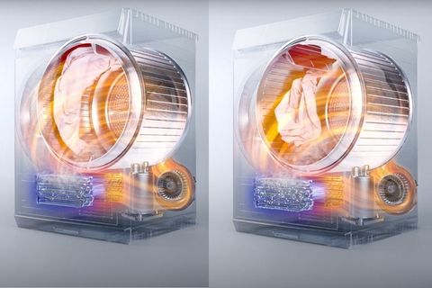 Công nghệ sấy bơm nhiệt Heatpump trên máy giặt Toshiba