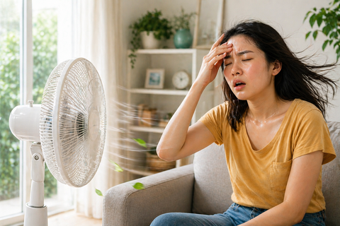 Sai lầm khi dùng quạt khiến càng dùng càng nóng – Bạn có đang mắc phải?