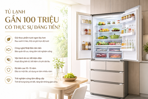 Gần 100 triệu chiếc tủ lạnh nội địa Nhật có phải lựa chọn đáng tiền?