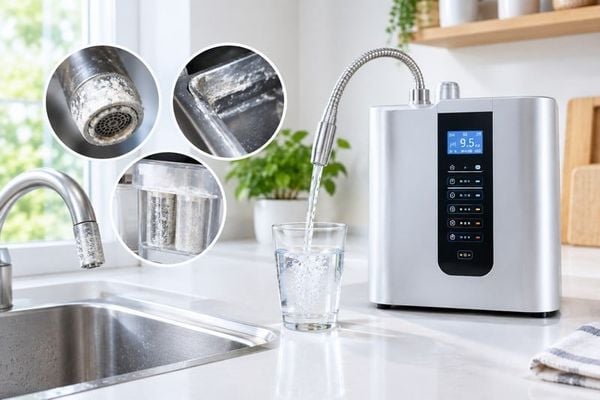 Hướng dẫn vệ sinh máy lọc nước bị bám cặn trắng