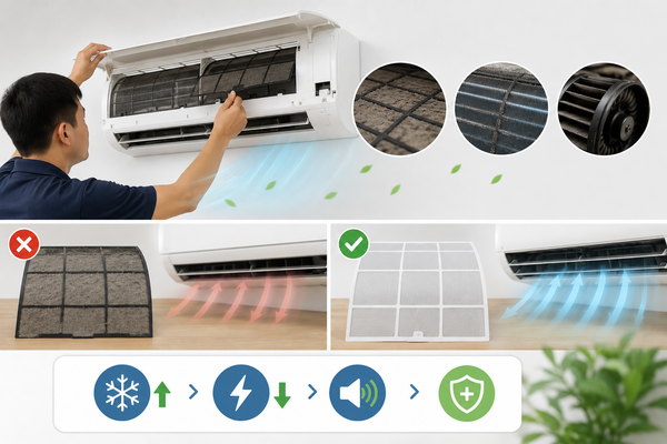 điều hoà tiết kiệm điện mùa hè