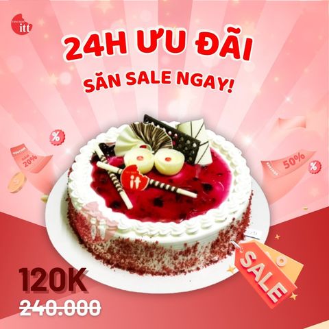 🔔 SÁNG NAY ITT SALE LỚN 20–50% TOÀN BỘ CÁC DÒNG BÁNH