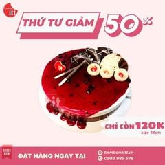 Thứ 4 Sale 50%: Đặt bánh sinh nhật “đẹp – đúng – yên tâm” mà tiết kiệm hẳn một nửa 🎂✨