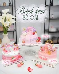 Bánh kem cho bé gái dễ thương – An toàn, đẹp mắt, bé thích mê 🎂