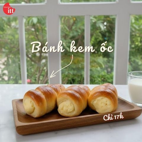 Kem Ốc ITT – Chiếc bánh 17K nhỏ xinh nhưng khiến khách mua lại liên tục