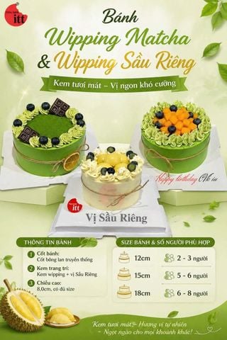 BÁNH WHIPPING ITT: NGON THANH MÁT - TẶNG QUÀ CỰC HỜI