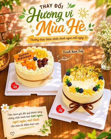 🌽 Không biết chọn vị gì? Thử ngay bánh Bắp & Hạt dẻ