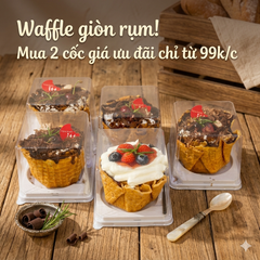 Waffle cốc ITT – món bánh nhỏ xinh cho những ngày thèm ngọt